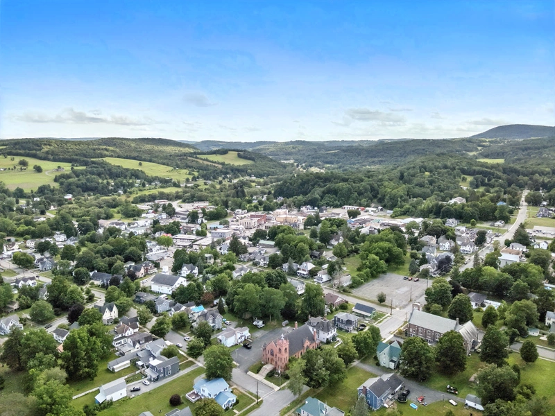 Canton Aerial View 6 Drone flyover image 6 of Canton, PA