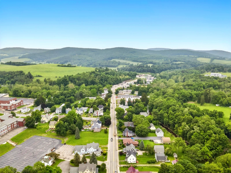 Troy Aerial View 5 Drone flyover image 5 of Troy, PA