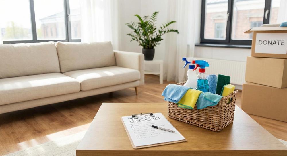 Home staging and preparation checklist for sellers