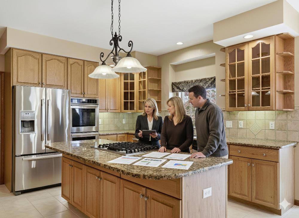 A professional listing presentation showing high-quality real estate photography and media